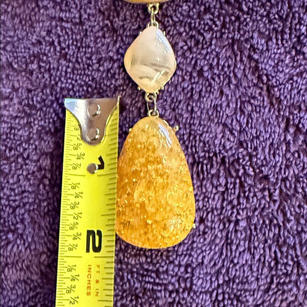 Charming Charlie Gold Necklace with Yellow Accents - Picture 7 of 8